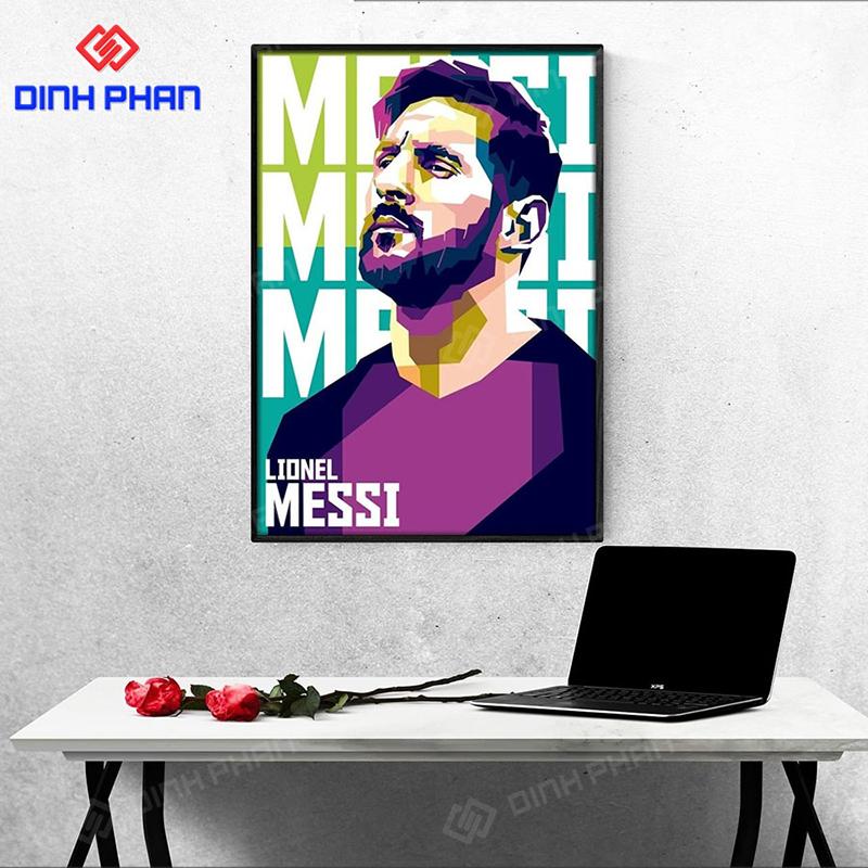 In Tranh Messi