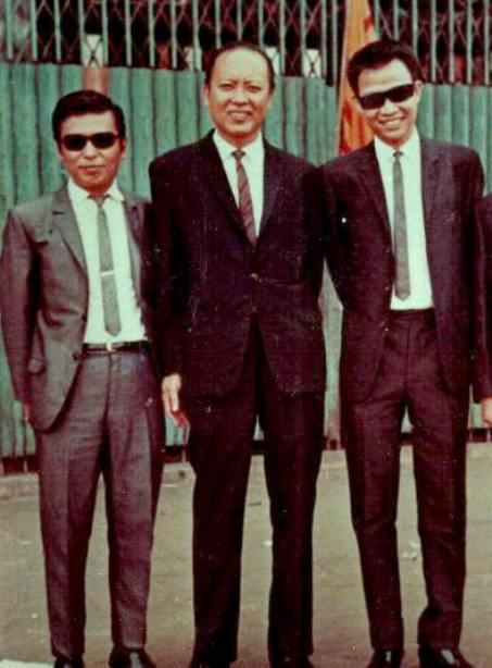 Từ trái sang phải: Anh Bằng, Minh Kỳ, Lê Dinh.