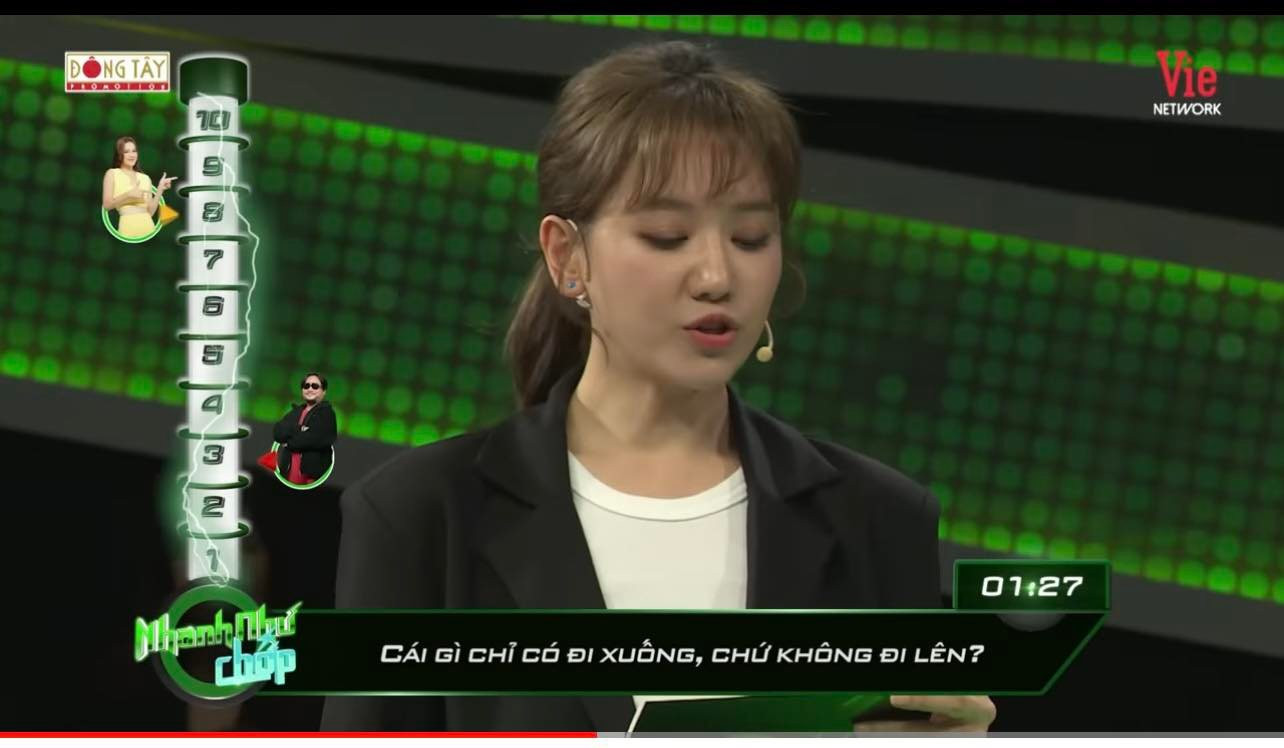 Câu đố Nhanh như chớp về đồ vật 'cực khó': Cái gì chỉ có đi xuống, chứ không đi lên?
