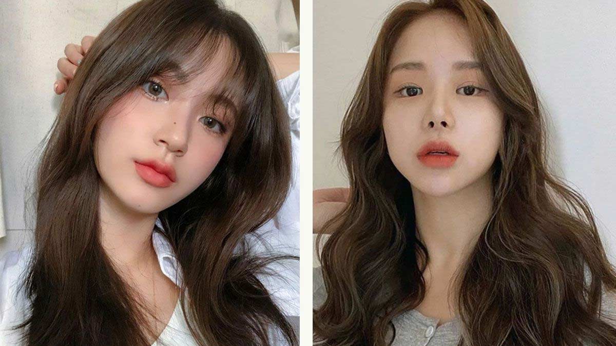 Nhuộm tóc màu nâu tây socola