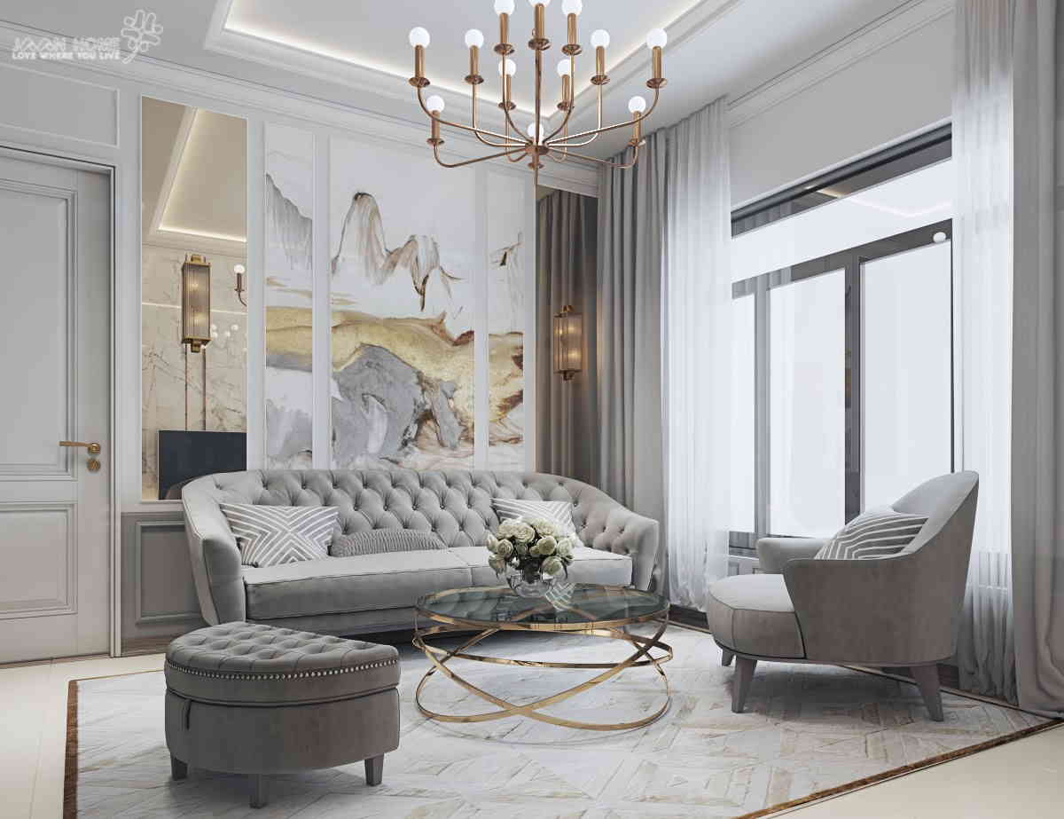 Thiết kế nội thất cổ điển tao nhã