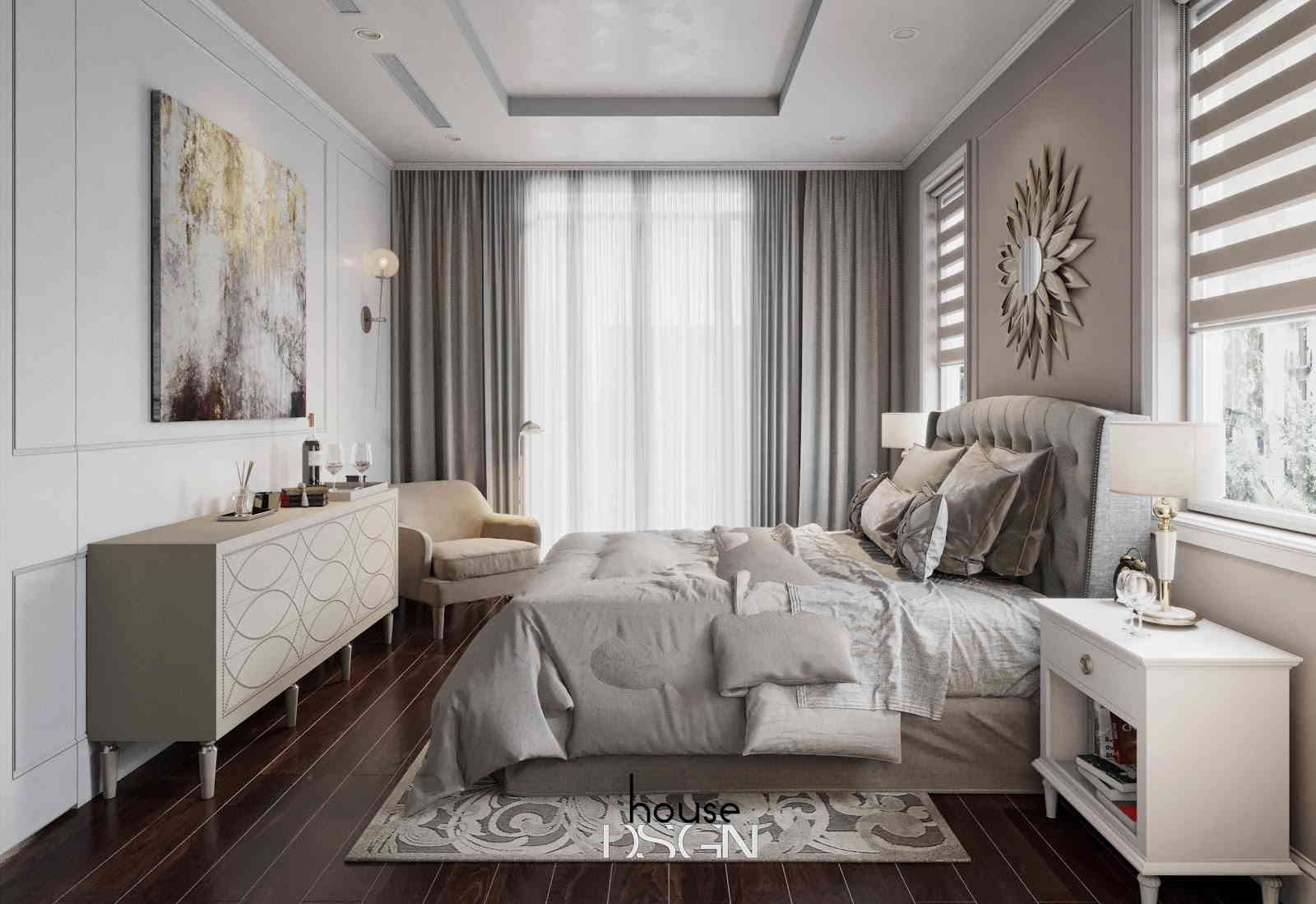 phong cách thiết kế nội thất cổ điển tiện nghi