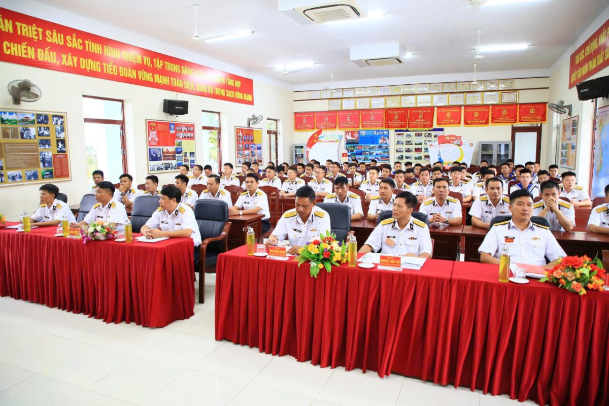 Hội thao huấn luyện chuyên ngành hóa học Hải quân: Chuẩn hóa và nâng cao năng lực cho lực lượng phòng hóa