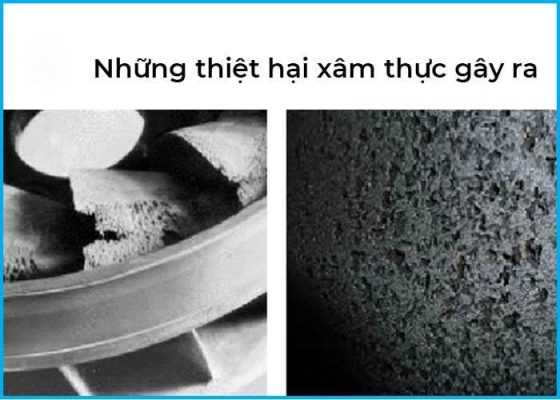 Thiệt hại do hiện tượng xâm thực gây ra