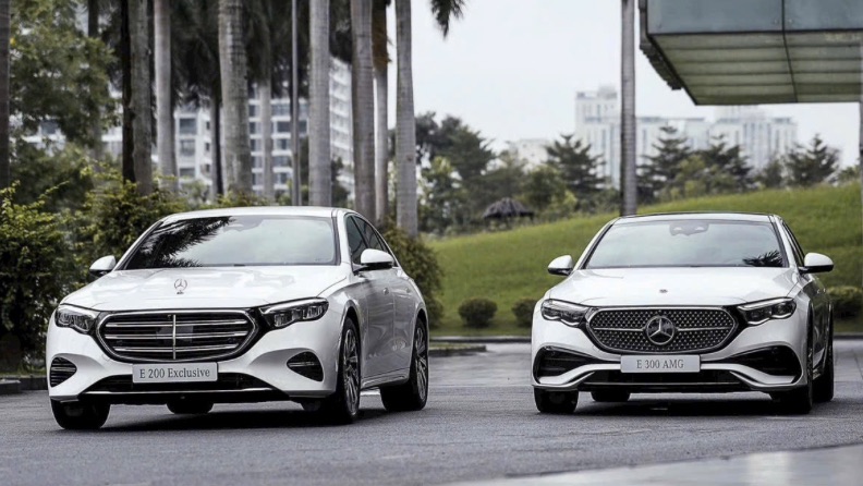 SO SÁNH CÁC PHIÊN BẢN MERCEDES E-CLASS 2025: E200 EXCLUSIVE VÀ E300 AMG. MUA XE NÊN CHỌN PHIÊN BẢN NÀO?