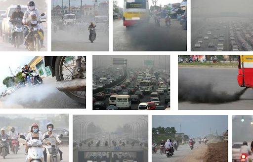 Phương tiện giao thống cũng là nguồn khiến SO2 tăng nhanh