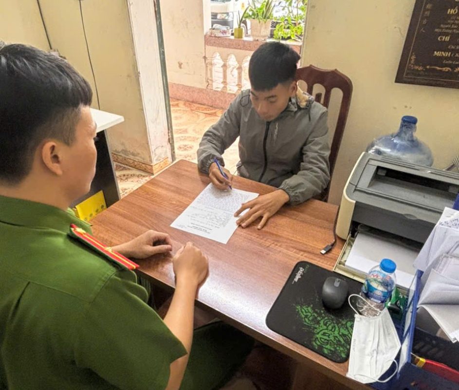 Công an xã Thư Vũ khởi tố đối tượng trộm cắp tiền công đức tại nơi thờ tự