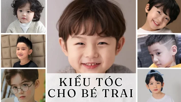 Kiểu tóc Curtain Bangs (mái rèm) cho bé trai