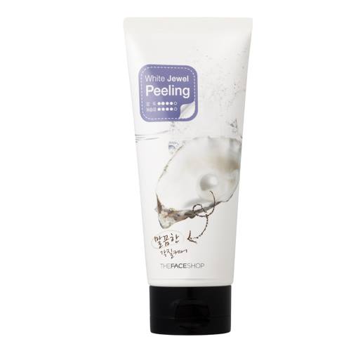 Tẩy tế bào da chết ngọc trai White Jewel Peeling TheFaceShop