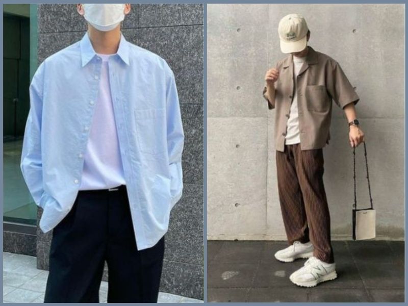 phối đồ cho người gầy nam mùa hè