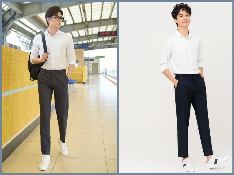 nam gầy nên mặc gì