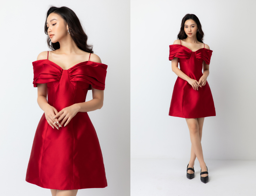 15+ mẫu đầm hai dây dự tiệc sang trọng cho các quý cô