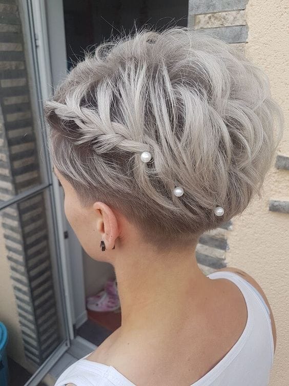 ảnh cô dâu tóc ngắn