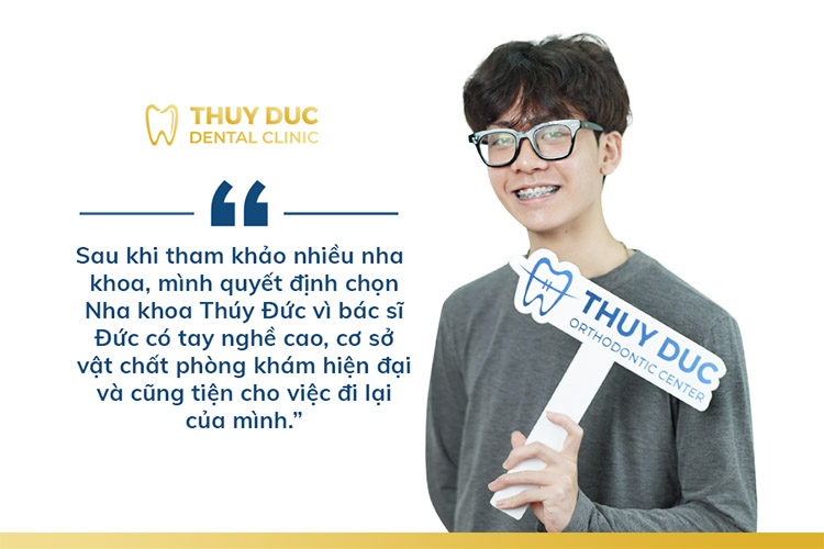 Đánh giá của khách hàng niềng răng tại Nha khoa Thúy Đức 1