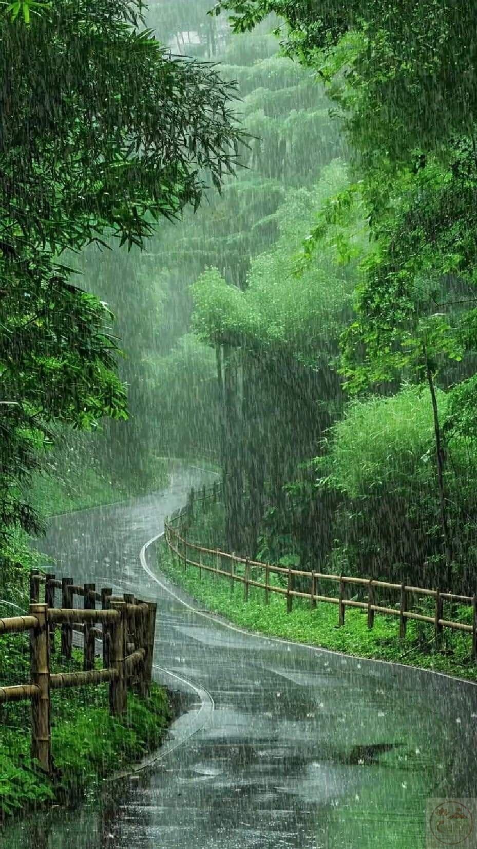 Ảnh mưa rừng