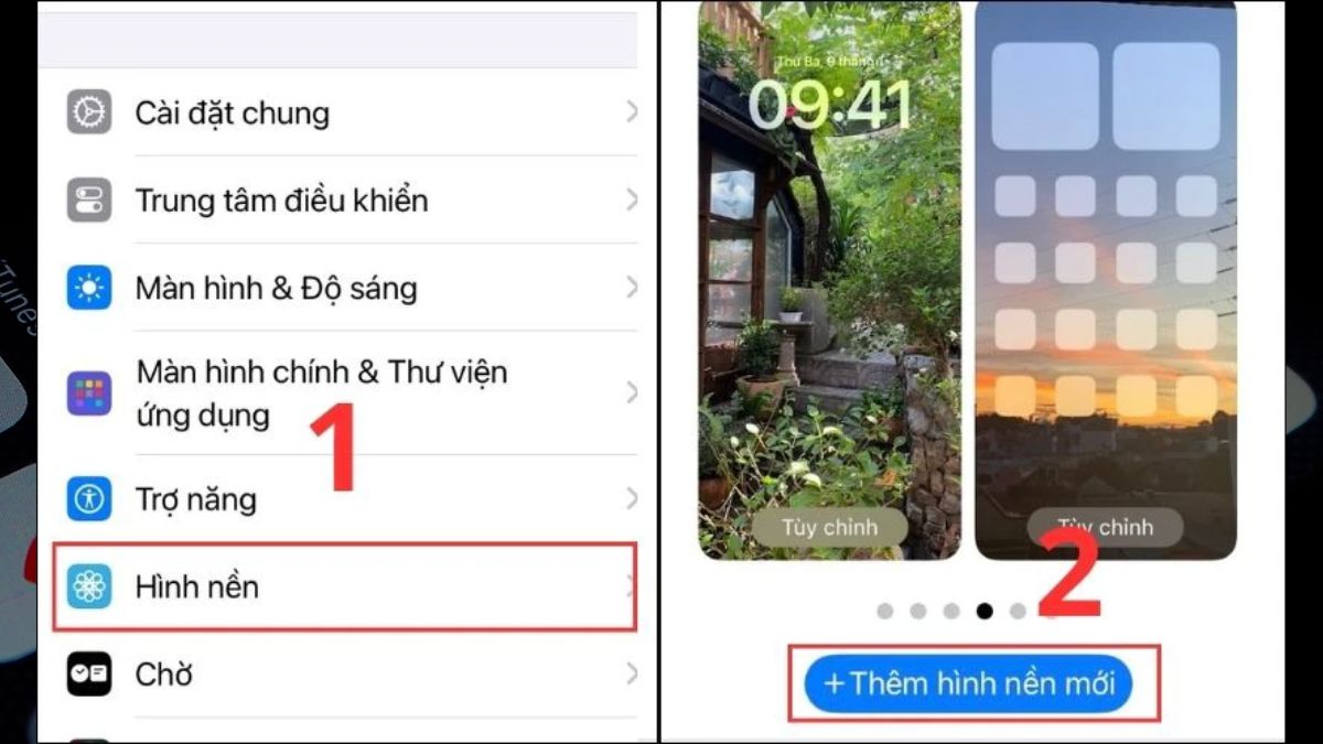 Cách đặt nhiều ảnh làm hình nền điện thoại iPhone bước 1
