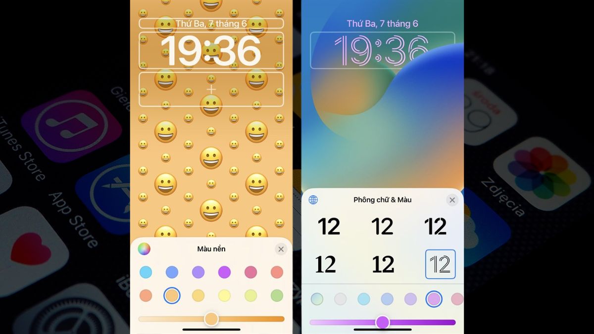 Cách tùy chỉnh cài đặt hình nền cho màn hình khoá iPhone bước 4