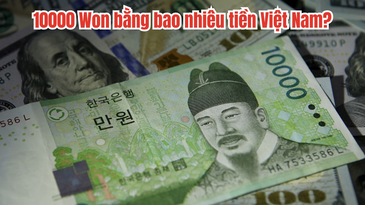 10000 Won Hàn Quốc là bằng bao nhiêu tiền Việt Nam