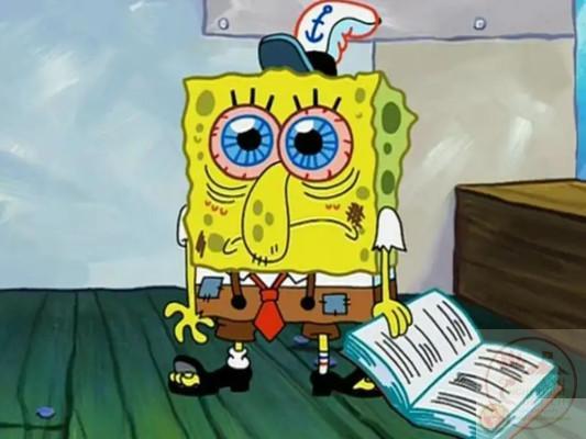Meme spongebob chế báo đạo