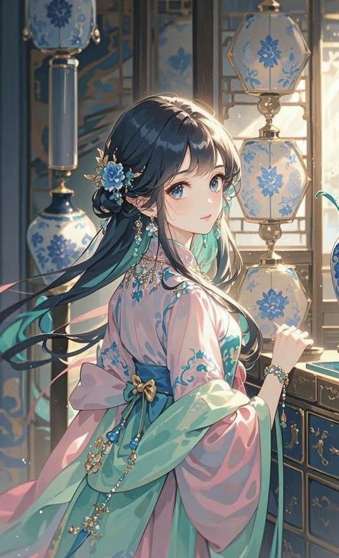 hình ảnh anime cổ trang cực đẹp