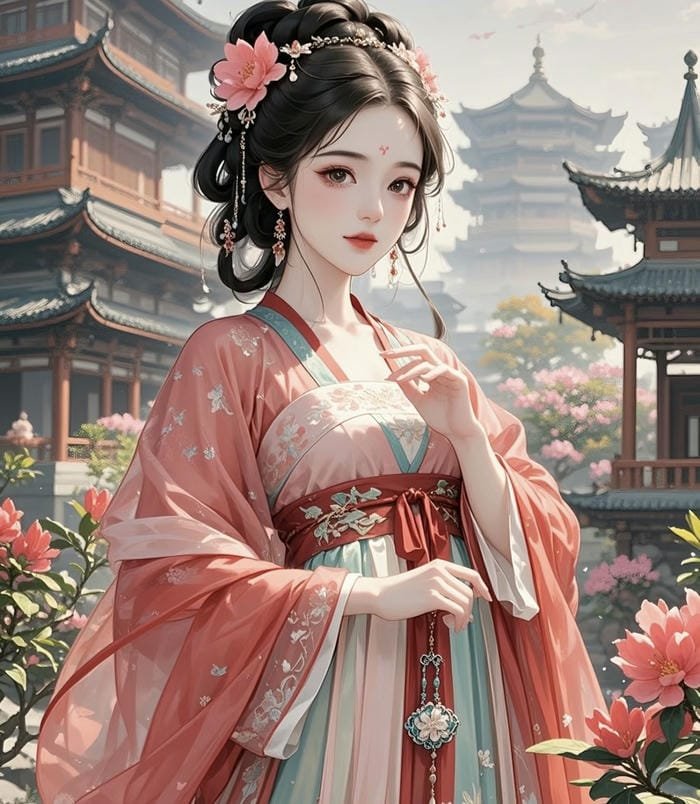 ảnh anime nữ cổ trang chill