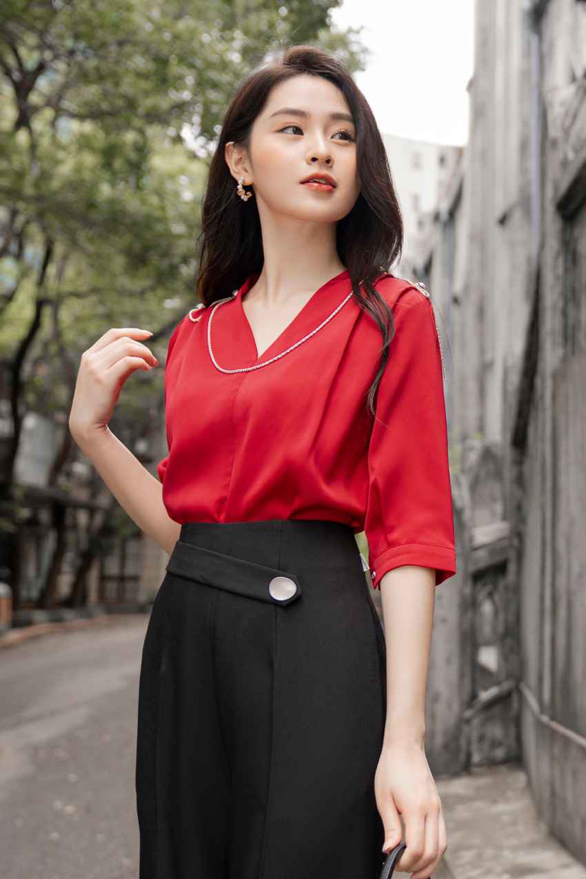Áo voan cách điệu đẹp mắt