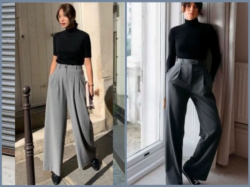 áo thun đen nên mặc với quần gì
