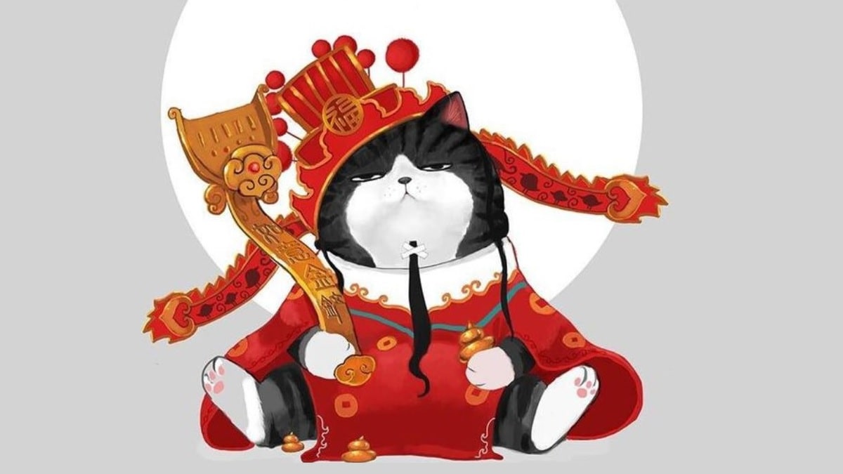 Ảnh avatar tết con mèo 2023 hình 4