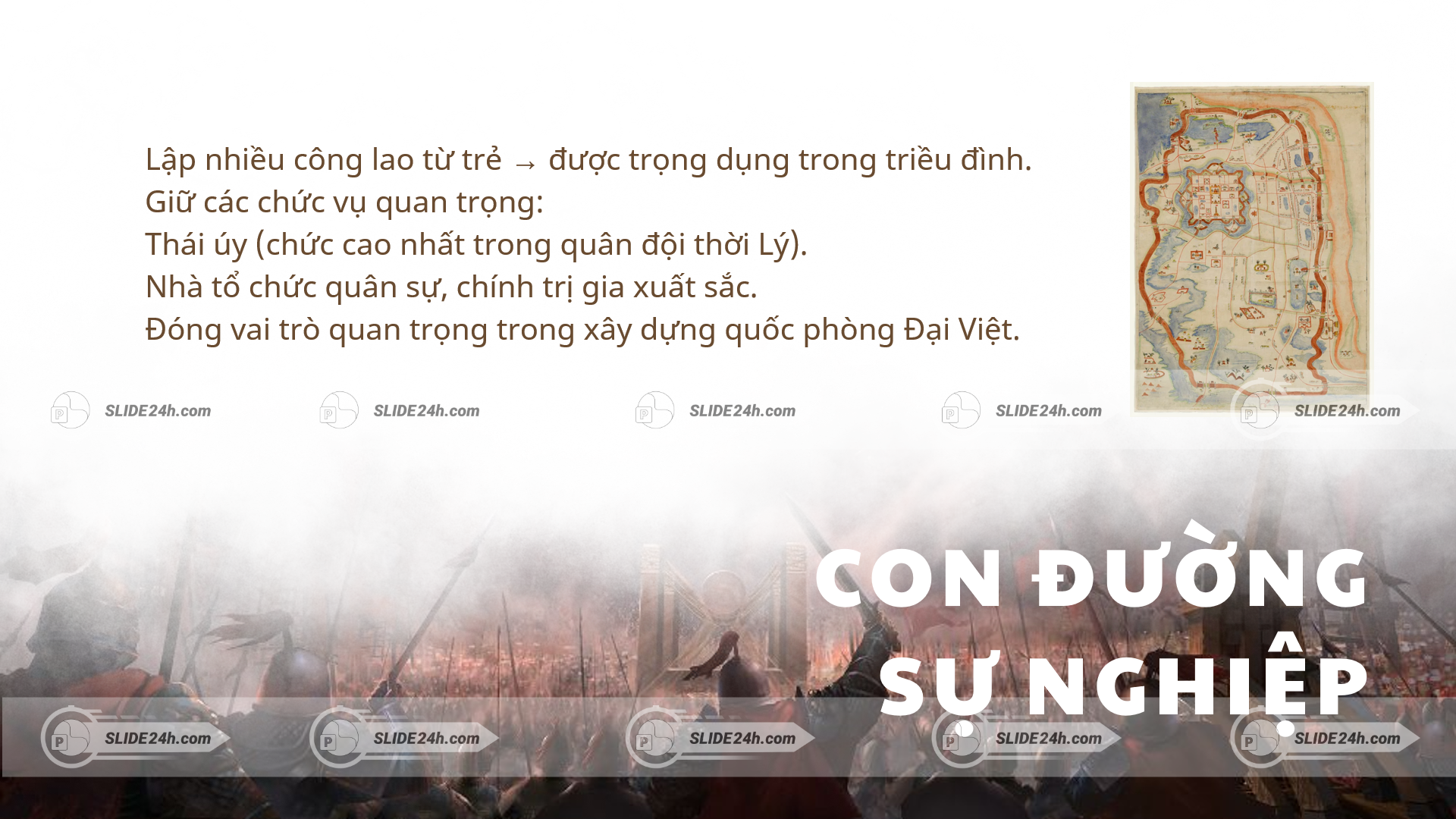 Lý Thường Kiệt từng giữ nhiều chức vụ quan trọng