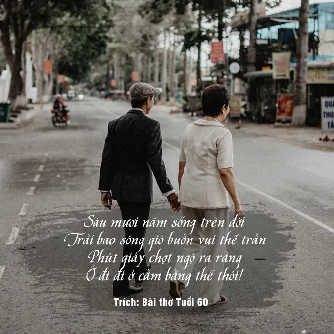 Những bài thơ về tuổi 60 an nhàn, hạnh phúc