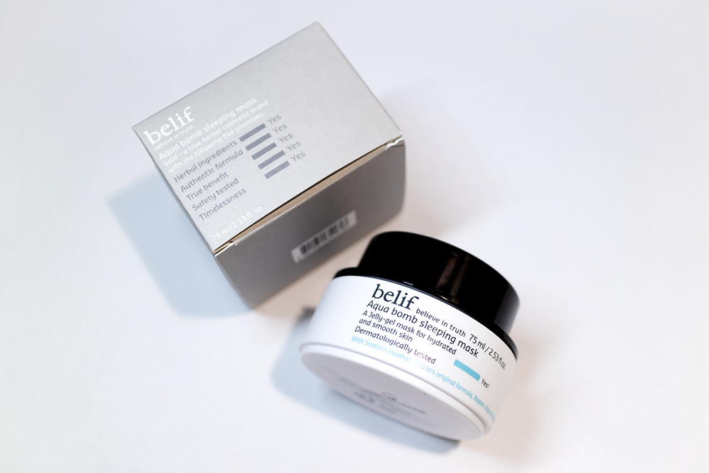 BONIIK Kbeauty Review Belif Aqua Bomb Sleeping Mask