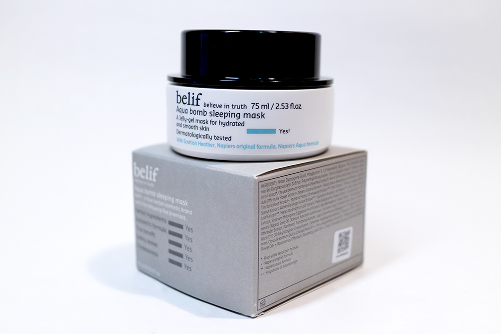 BONIIK Kbeauty Review Belif Aqua Bomb Sleeping Mask