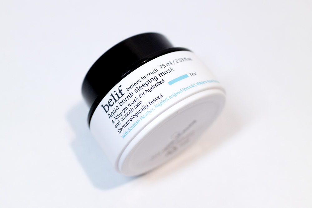 BONIIK Kbeauty Review Belif Aqua Bomb Sleeping Mask