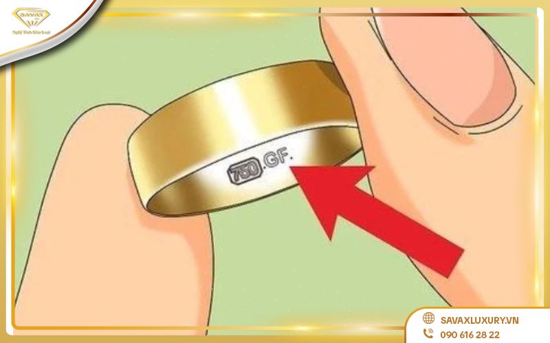 các ký hiệu trên trang sức vàng