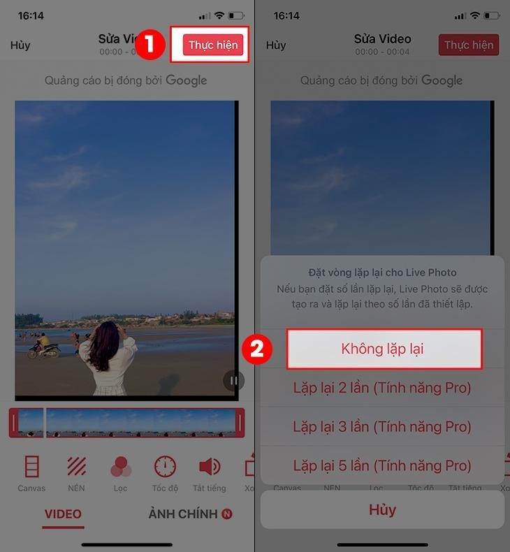 Các bước chỉnh sửa video trên intoLive