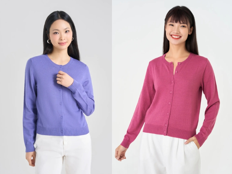 11 cách phối đồ với áo len cardigan ngắn cho nàng xinh ngoan yêu