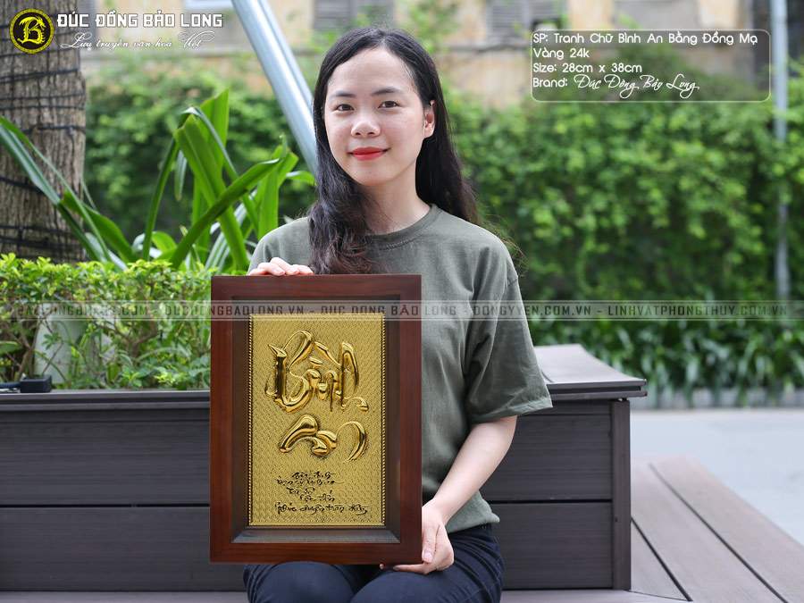 ý nghĩa bức tranh chữ bình an