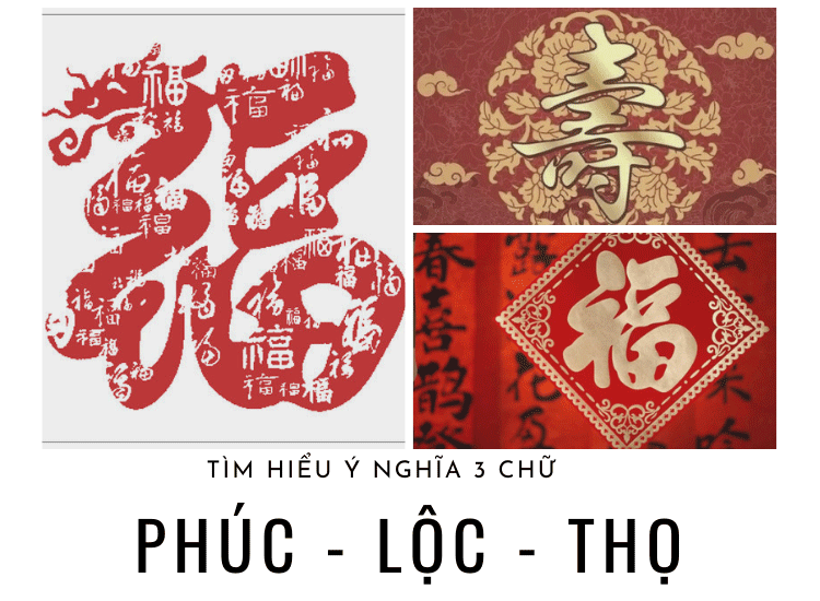 Ý nghĩa của chữ Phúc, Lộc, Thọ trong tiếng Hán