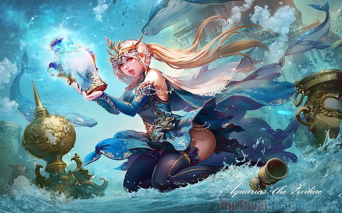 Những hình ảnh Anime cung Bảo Bình nữ đẹp mê hồn