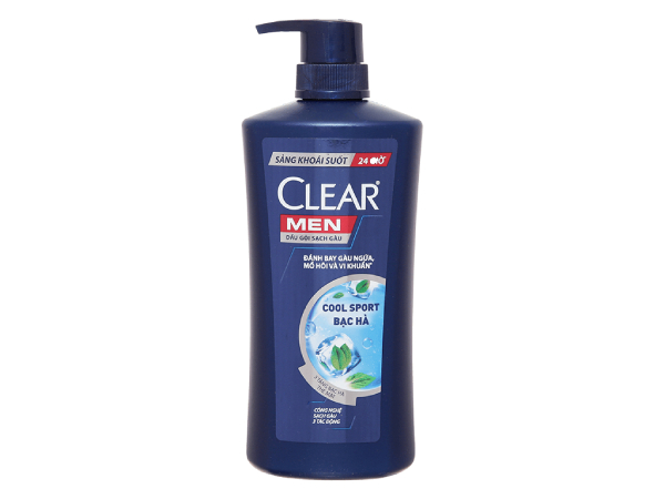 Dầu gội nước hoa cho nam Clear Men Cool Sport có hương bạc hà mát lạnh