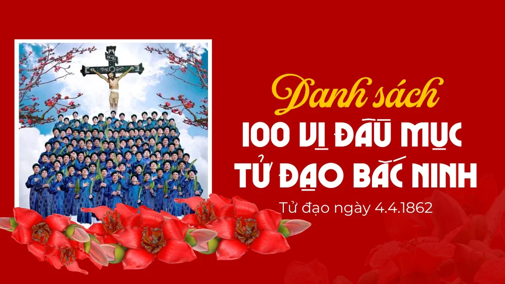 Danh sách 100 vị đầu mục tử đạo Bắc Ninh
