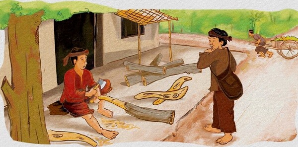 Truyện cổ tích: Đẽo cày giữa đường