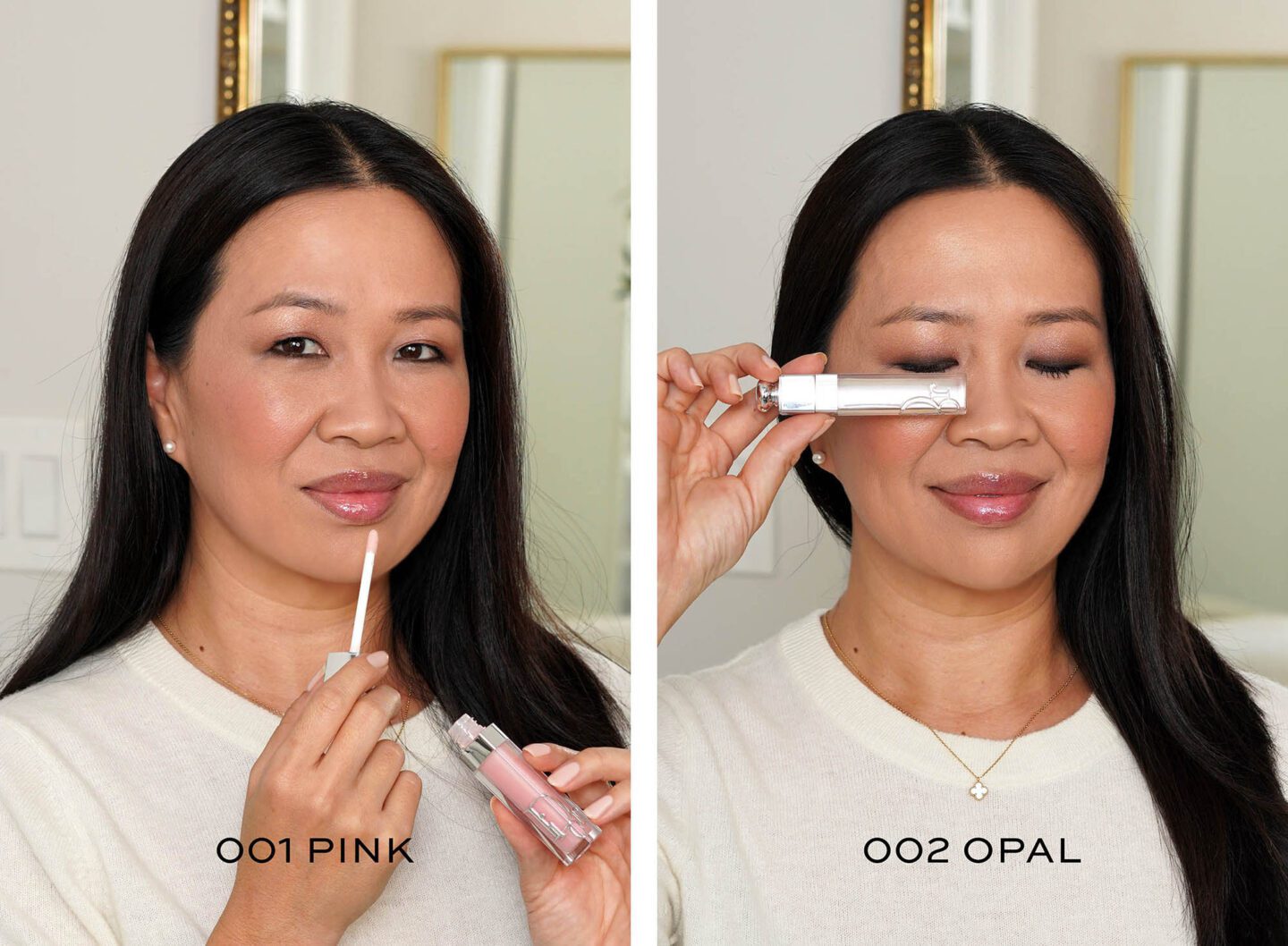 Dior Addict Lip Maximizers in 013 Beige and 014 Shimmer Macadamia
