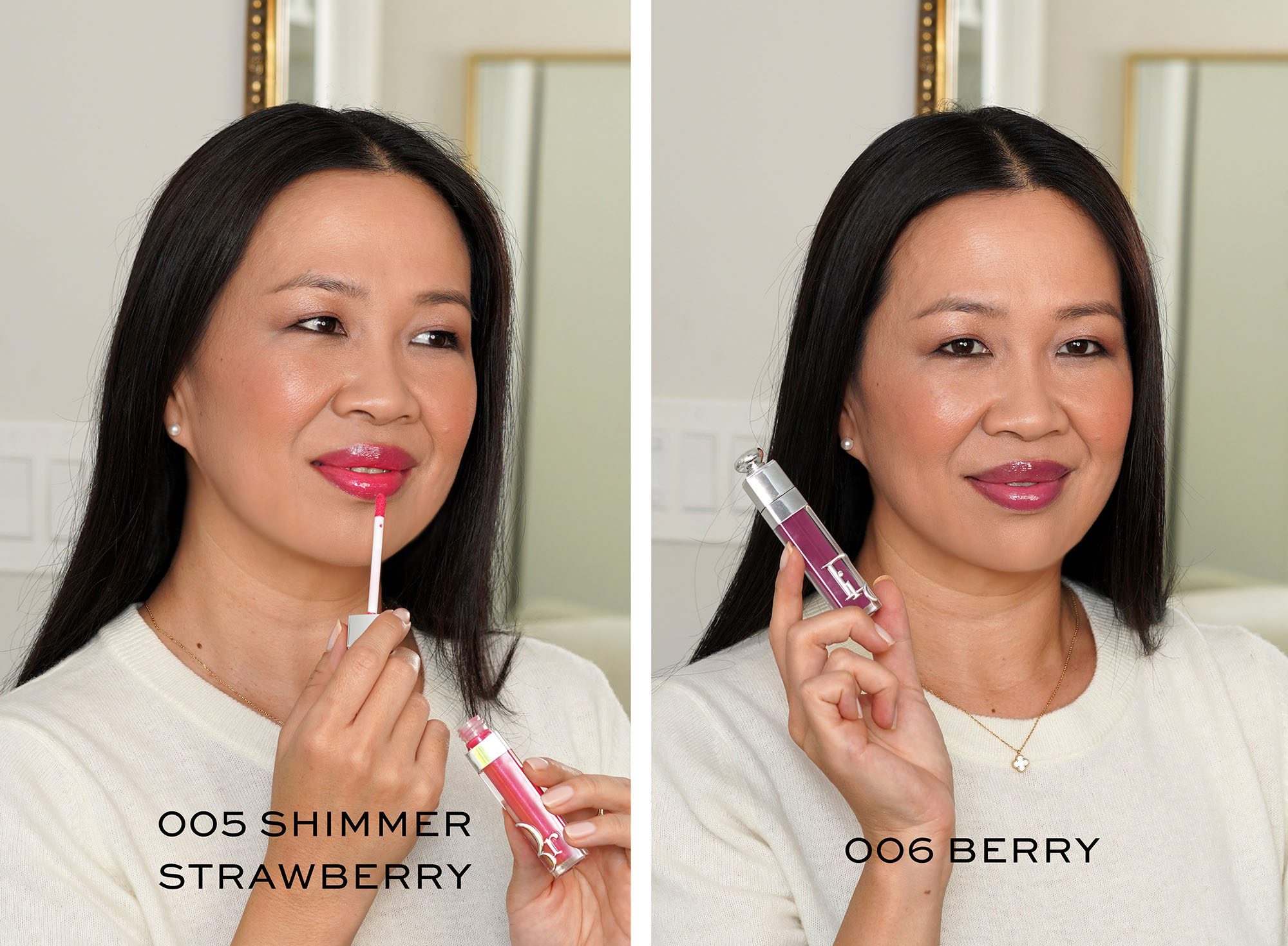 Dior Lip Maximizers in 026 Intense Mauve, 030 Shimmer Rose and 038 Rose Nude
