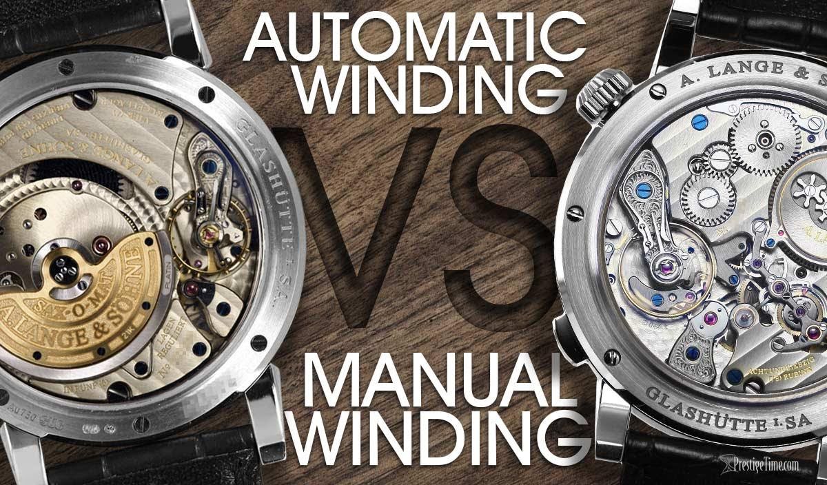 Phân biệt đồng hồ cơ Automatic và đồng hồ lên cót bằng tay