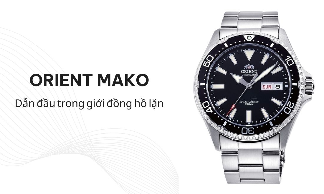 Sẵn sàng mọi thử thách dưới nước cùng Orient Mako