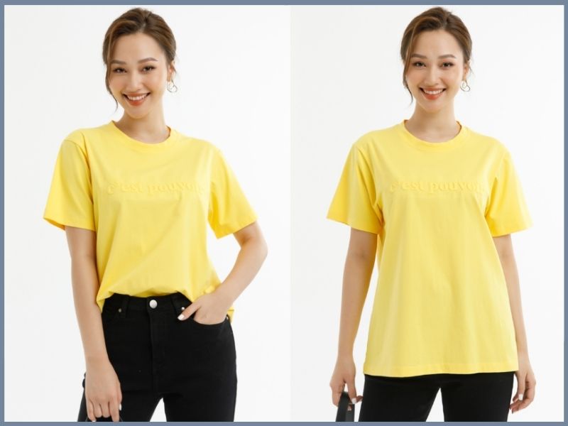 nữ da ngăm đen nên mặc áo phông màu gì