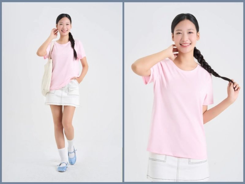 nữ da ngăm đen nên mặc áo phông màu gì