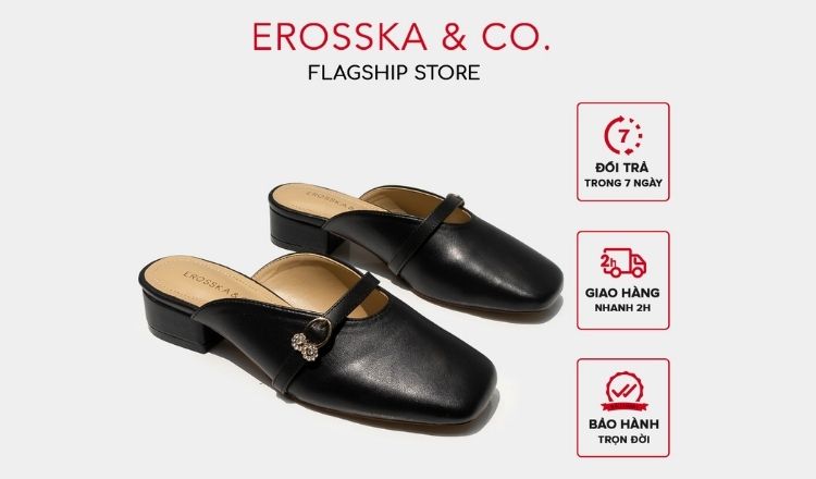 mua giày sục nữ hàng hiệu chính hãng Erosska