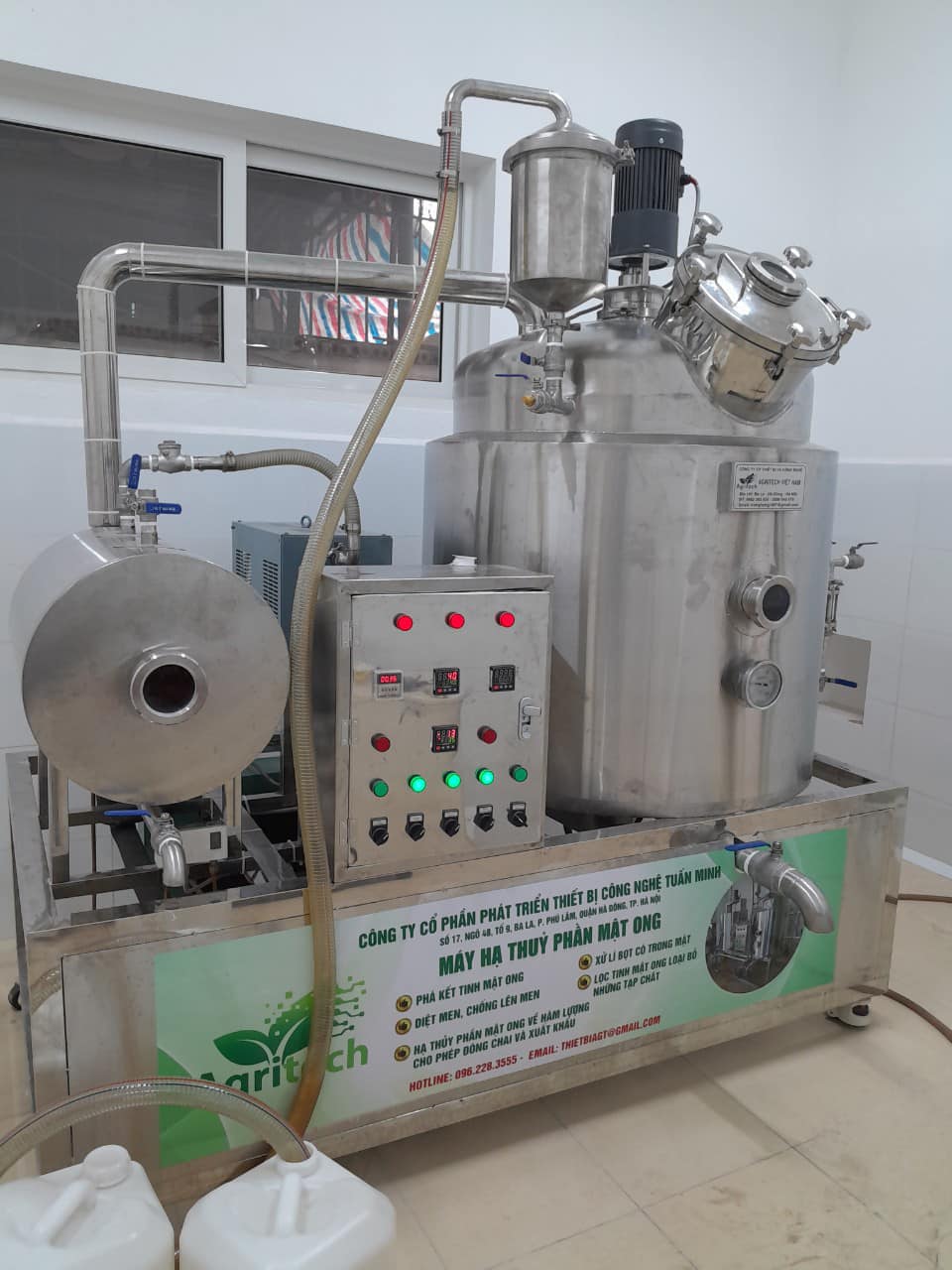 MÁY HẠ THỦY PHẦN MẬT ONG CHÂN KHÔNG